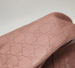 Gucci Guccissima Leather Shoulder Tote – Dusty Pink