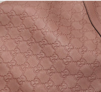 Gucci Guccissima Leather Shoulder Tote – Dusty Pink