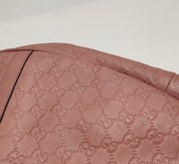 Gucci Guccissima Leather Shoulder Tote – Dusty Pink