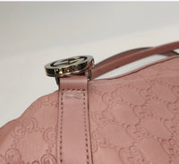 Gucci Guccissima Leather Shoulder Tote – Dusty Pink