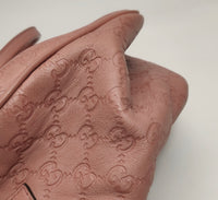 Gucci Guccissima Leather Shoulder Tote – Dusty Pink