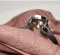 Gucci Guccissima Leather Shoulder Tote – Dusty Pink