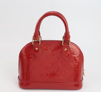 Louis Vuitton Vernis Alma BB – Red Patent Leather