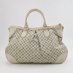 Louis Vuitton Monogram Minilan Croisette Marina GM Handbag White Blue