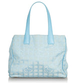 Chanel Travel Line Tote Blue
