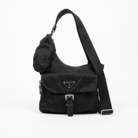 Prada Nylon Utility Crossbody Bag, front