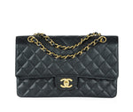 Chanel Caviar Leather Flap Bag 24k – Black