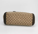 Gucci GG Canvas Tote with Running-G Buckle, Beige / Ebony, photo 6