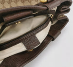 Gucci GG Canvas Tote with Running-G Buckle, Beige / Ebony, photo 8