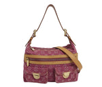 Louis Vuitton Monogram Denim Shoulder Bag, Fuchsia, photo 1