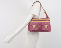 Louis Vuitton Monogram Denim Shoulder Bag, Fuchsia, photo 2
