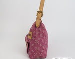 Louis Vuitton Monogram Denim Shoulder Bag, Fuchsia, photo 3