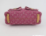 Louis Vuitton Monogram Denim Shoulder Bag, Fuchsia, photo 6