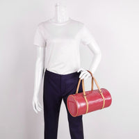 Louis Vuitton Monogram Vernis Cylinder Bag, Coral Rose, photo 2