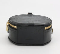 Louis Vuitton Monogram Vernis Round Box Bag, Black, photo 6