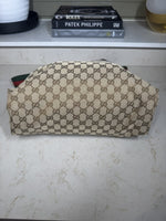 Gucci GG Canvas Front Pocket Web Messenger Bag, Beige/Ebony, photo 9