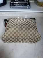Gucci GG Canvas Front Pocket Web Messenger Bag, Beige/Ebony, photo 10