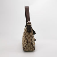 Gucci GG Canvas Horsebit Shoulder Bag, Brown/Purple, photo 2
