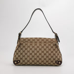 Gucci GG Canvas Horsebit Shoulder Bag, Brown/Purple, photo 3