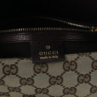 Gucci GG Canvas Horsebit Shoulder Bag, Brown/Purple, photo 8