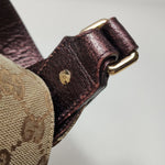 Gucci GG Canvas Horsebit Shoulder Bag, Brown/Purple, photo 10