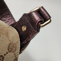 Gucci GG Canvas Horsebit Shoulder Bag, Brown/Purple, photo 10