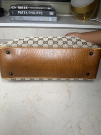 Gucci Bamboo GG Canvas Tote, Brown, photo 8