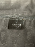 Gucci GG Canvas Tote, Brown with Black Patent Leather Trim, photo 10