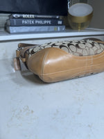 Coach Signature Jacquard Shoulder Bag, Khaki with Tan, photo 9