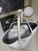 Gucci GG Canvas Tote, Silver Metallic, photo 4