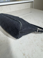 Gucci Boat Bag, Black GG Canvas, photo 4
