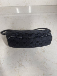 Gucci Boat Bag, Black GG Canvas, photo 5