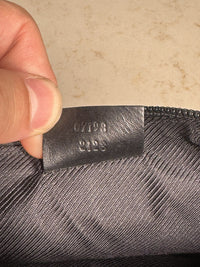 Gucci Boat Bag, Black GG Canvas, photo 10